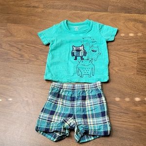 Shirt and shorts